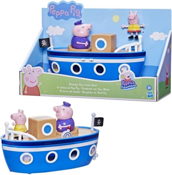 Prasátko PEPPA – dědečkův parník hračka loďka s figurkami