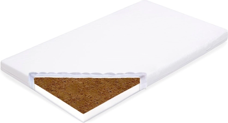Dětská matrace New Baby Standard 140×70×7 cm kokos–pěna bílá