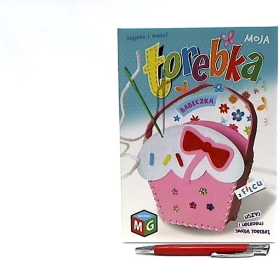 Moja Torebka filcová kabelka Babeczka