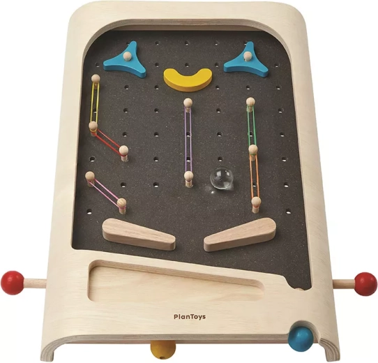 Klasický pinball s ovládáním ploutví