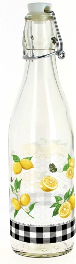 Lahev s patentním uzávěrem 540 ml citron