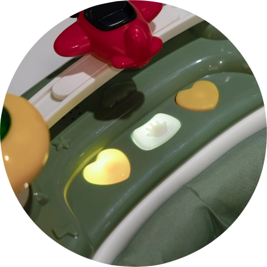 Interaktivní panel se světly a hudbou