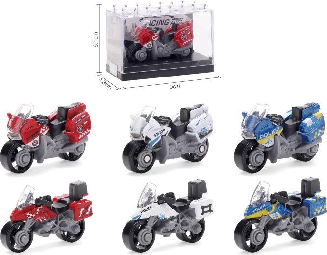 Kovový model motorky 1:64 – více druhů