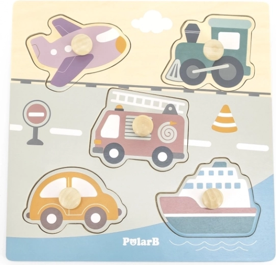 Barevné dopravní prostředky, které učí hrou