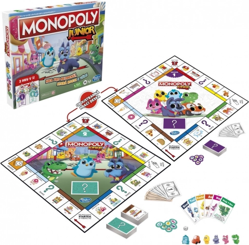 Monopoly Junior - Oboustranná Hrací Deska