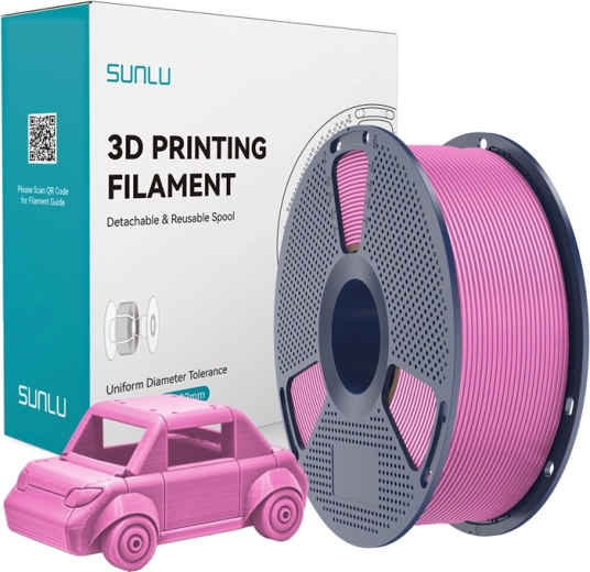 Sunlu PETG filament s povrchovou úpravou růžový
