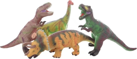 Zvukový gumový dinosaurus na baterie