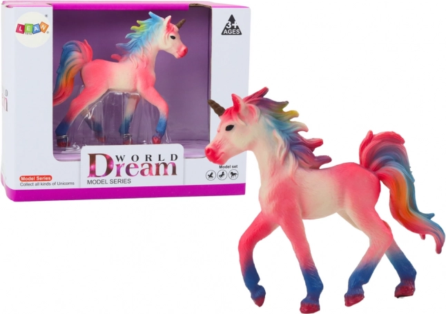 Sběratelská figurka malý růžový jednorožec 8 cm