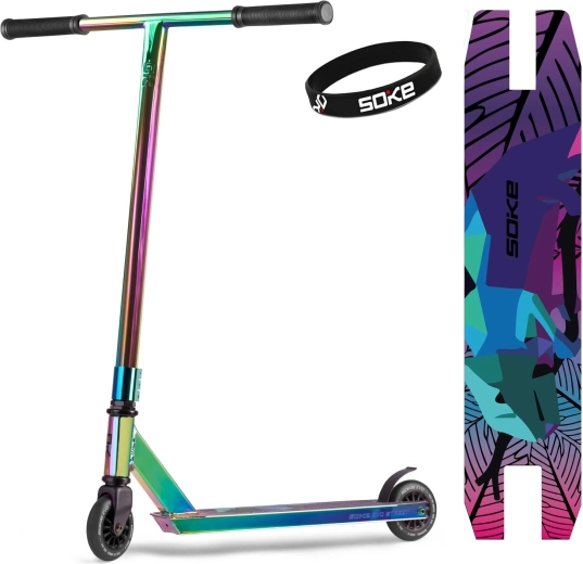 Freestylová koloběžka SOKE EVO street neochrome