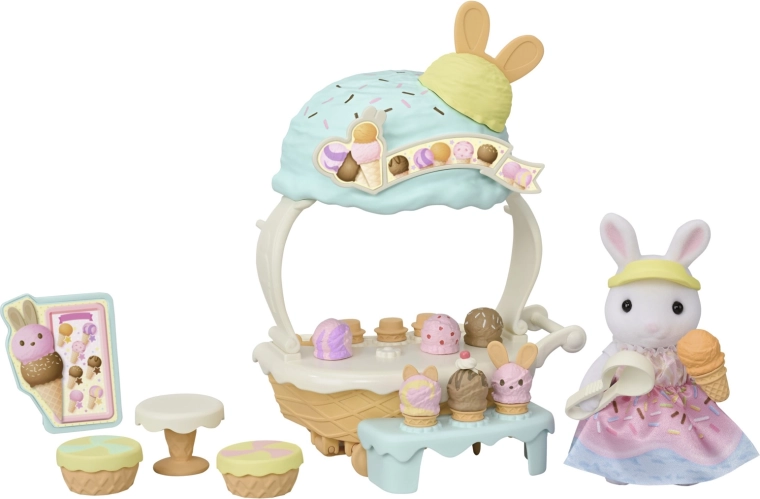 Sylvanian Families zmrzlinový stánek s figurkou