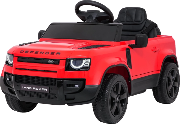 Dětské elektrické auto Land Rover Defender s dálkovým ovládáním – Červená