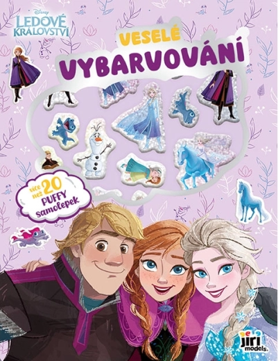 Veselé vybarvování se super samolepkami Ledové království