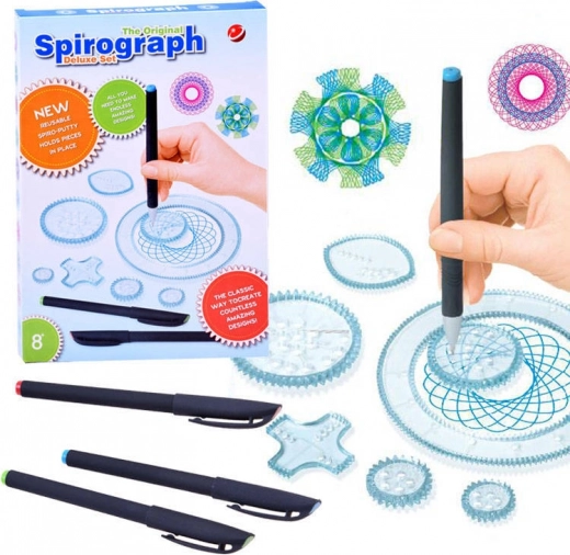 Spirograf – kreativní vzdělávací sada pro kreslení spirál