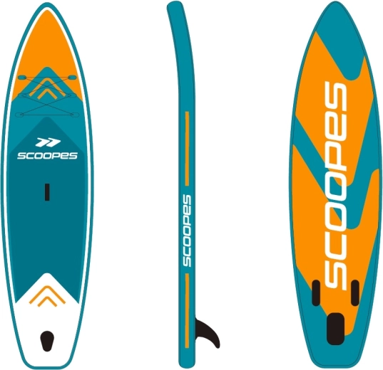 Deska SUP VELO 350 cm oranžová s příslušenstvím