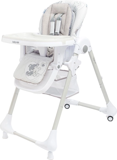 Jídelní židlička BABY MIX Infant, šedá