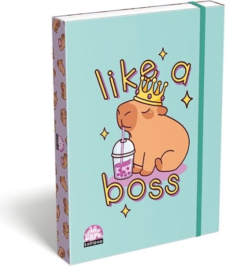 LizzyCard desky na sešity A5 Capybara
