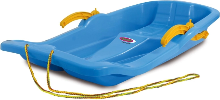 Snow Play boby Karol 80 cm modré s brzdami