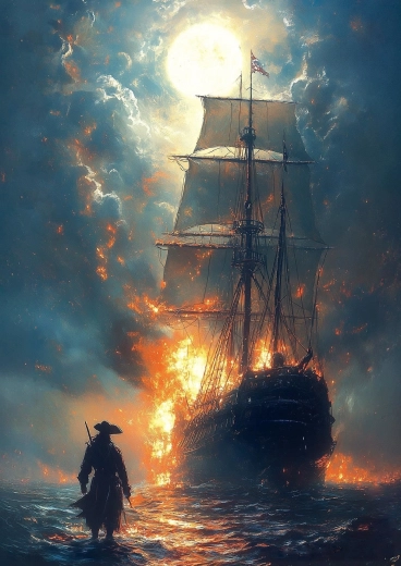 Puzzle za plameny 1000 dílků