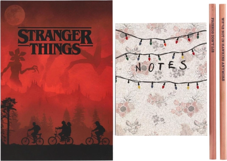 Kompletní psací sada Stranger Things
