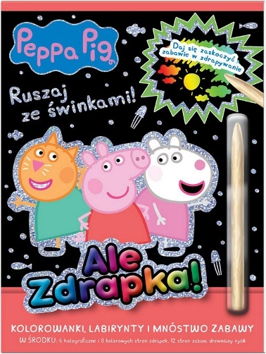 Prasátko Peppa – Stírací knížka 5: Vyraz s prasátky