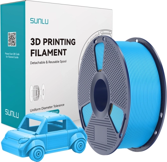 Sunlu PETG filament azurový