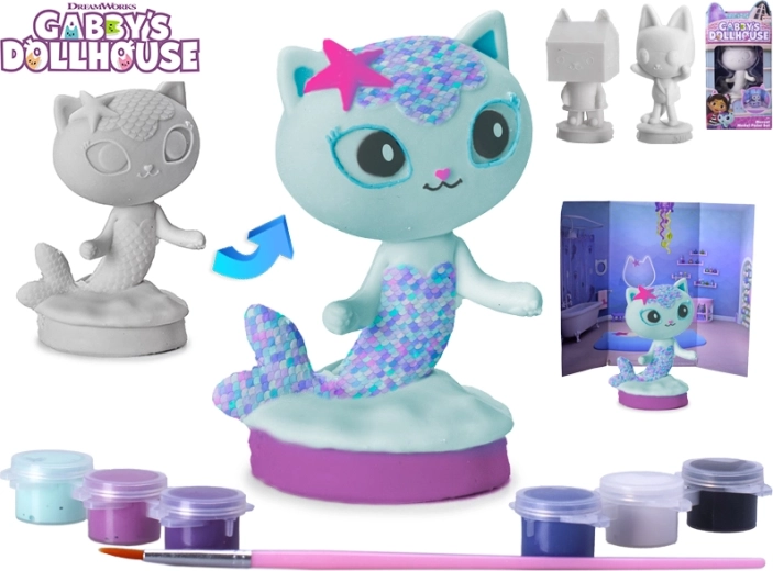 Gábinin kouzelný domek – figurka k pomalování s barvičkami