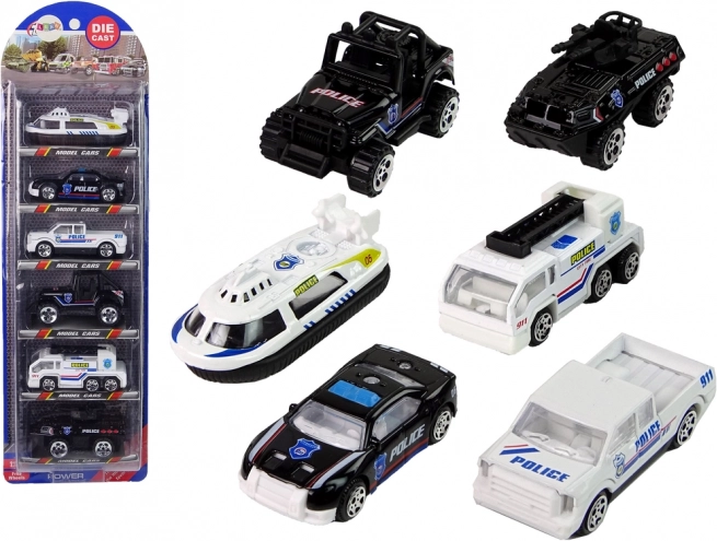 Sada policejních vozidel 1:64