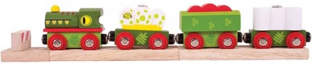 Dinosauří vláček s kolejemi Bigjigs Rail