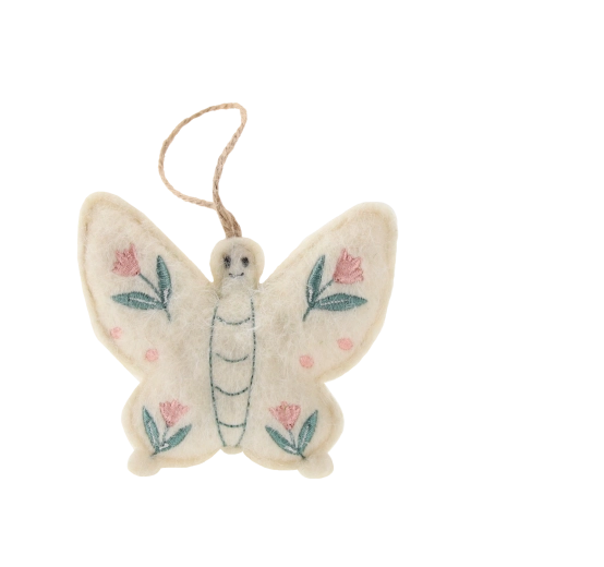 Jemný filc a detailní výšivka