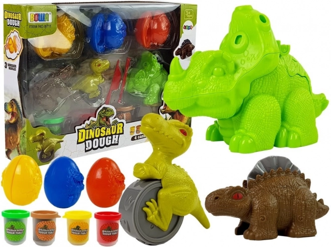 Ciastolina Dino Jajka Sada 12 Dílů 4 Barvy