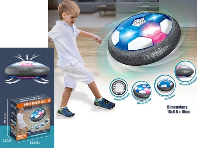 Levitující fotbalový míč s LED podsvícením Hover Soccer Ball