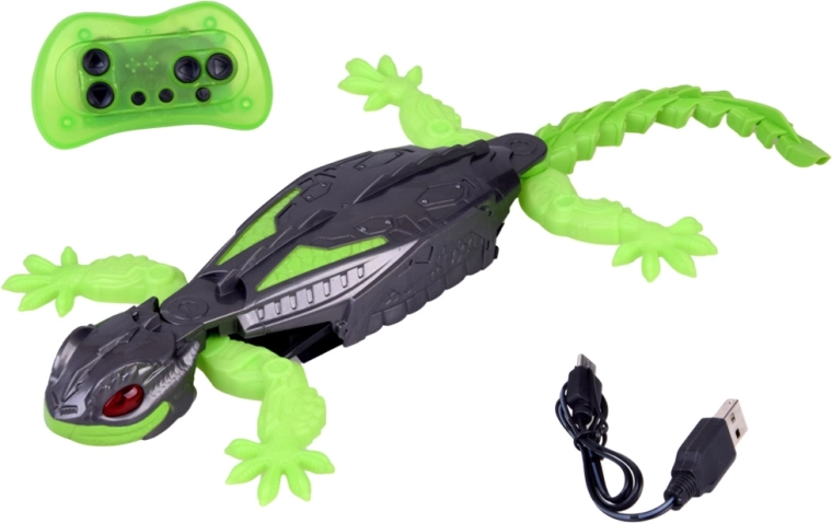 USB nabíjení a LED oči