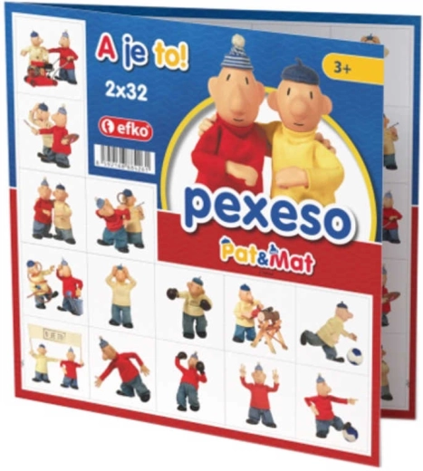 Efko pexeso Pat a Mat – 32 dvojic