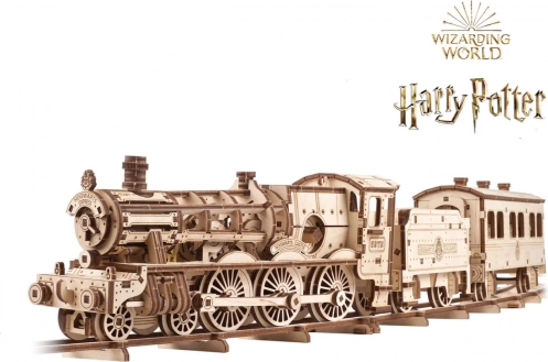Dřevěné mechanické 3D puzzle UGEARS HARRY POTTER bradavický expres
