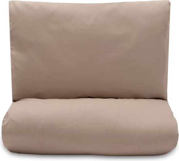 Bavlněná souprava do postýlky s výplní 90 × 120 cm cappuccino