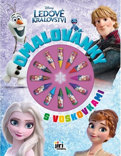 Omalovánky s voskovkami Ledové království