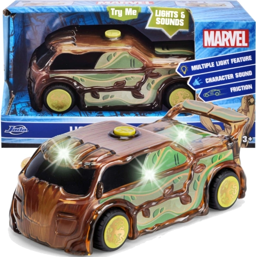Marvel Light Hero Groot – malý svítící a zvukový autíčko