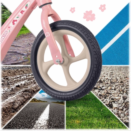 Neprorazitelná 12" EVA kola – pohodlí bez údržby