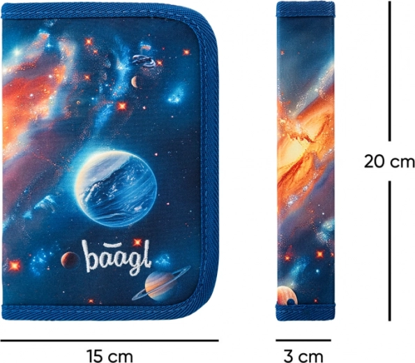 Přehledný penál se zipem YKK (bez náplně)