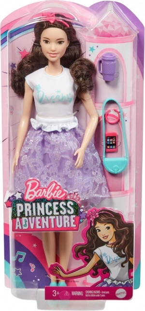 Mattel Barbie Princess Adventure panenka princezna s doplňky - 1 kus