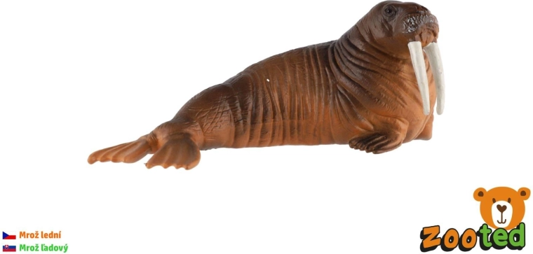 Plastová figurka mrože ledního 11 cm