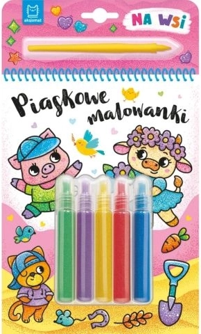 Pískové malování Na venkově
