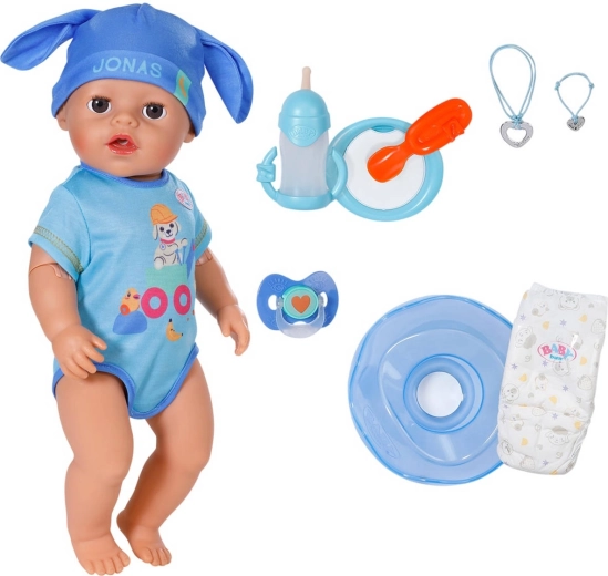 Baby Born panenka Jonas click & play 43 cm s kouzelnou rukou a doplňky