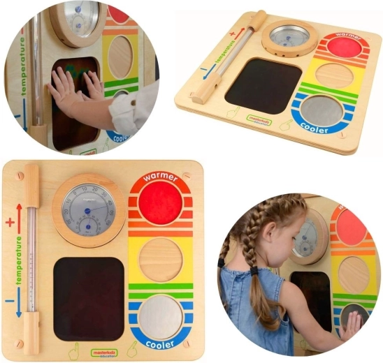 Masterkidz vzdělávací nástěnný panel pro poznávání teploty