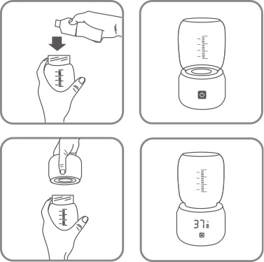 Rychlý a přesný ohřev na 37–50 °C