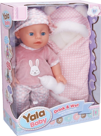 Čurající miminko s dekou 35 cm