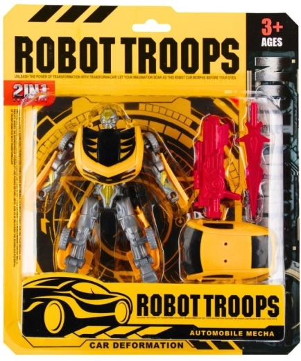 Transformující robot s doplňky pro děti