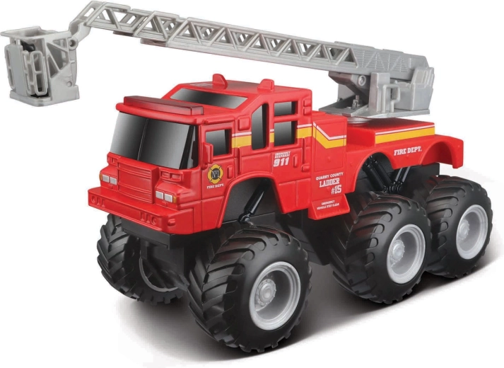 Maisto Builder Zone Quarry Monsters užitkový vůz se žebříkem
