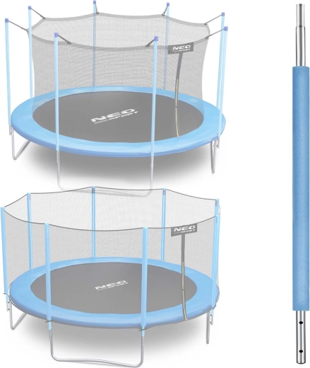Neo-Sport spodní díl sloupku k trampolíně 8–15 ft modrý (pro vnější i vnitřní síť)