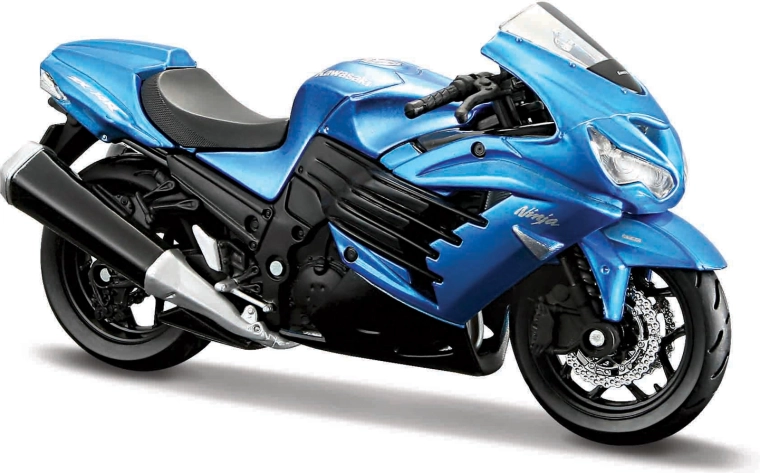 Maisto motocykl Kawasaki Ninja ZX-14R modrá 1:18